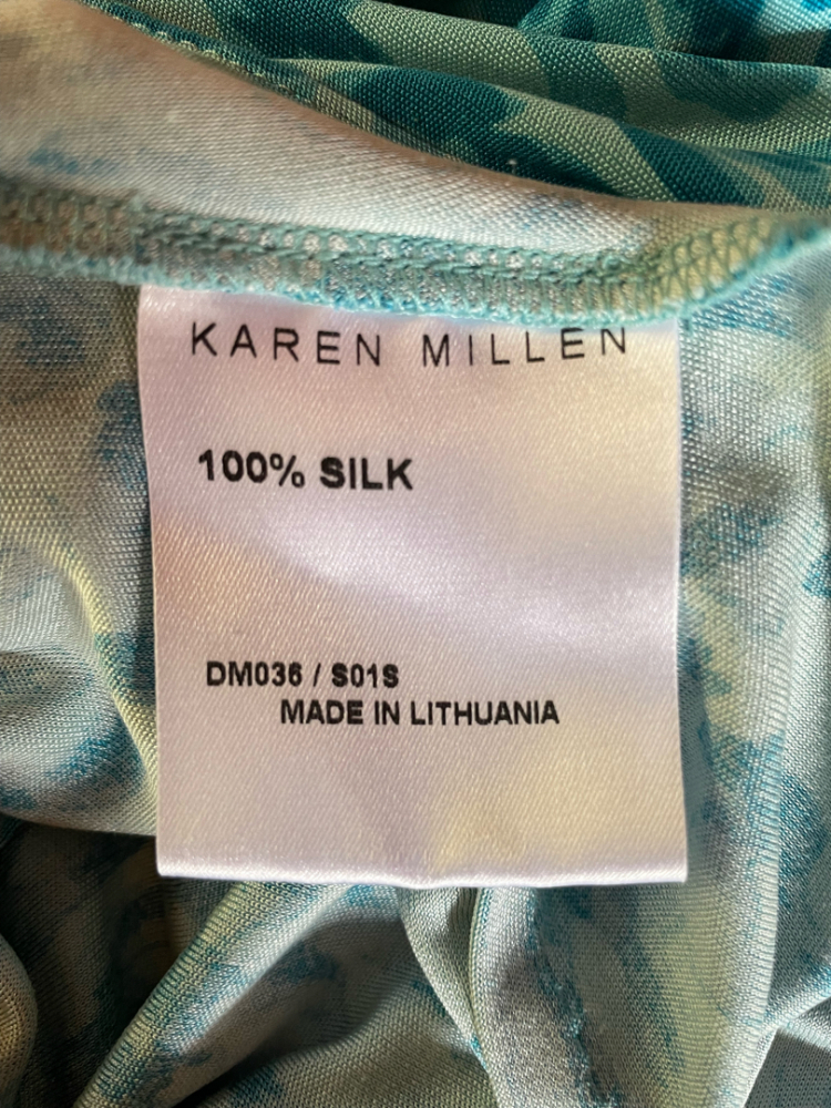 Karen Millen Wickelkleid aus Seidenjersey