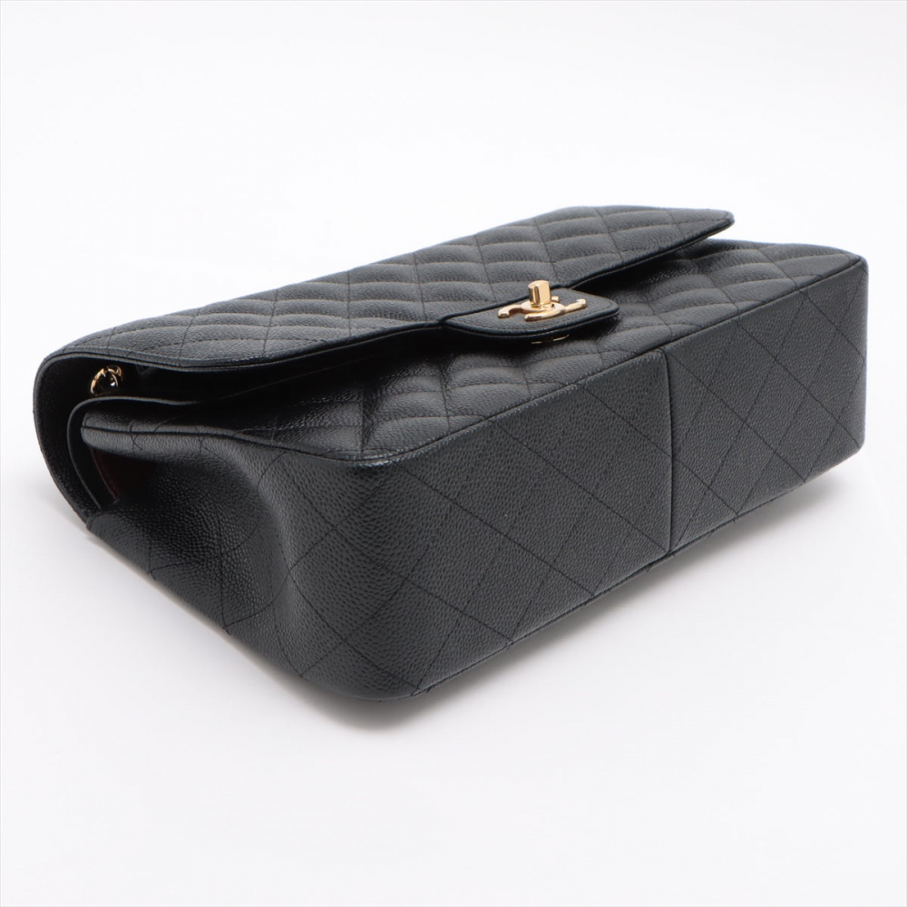 Chanel Jumbo Classic Double Flap Black Caviar Leather