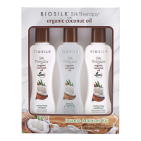 BioSilk Set 'Silk Therapy Coconut Oil Intense Moisture' - 3 Unités