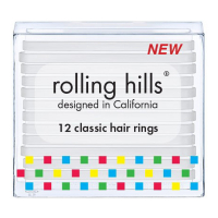 Rolling Hills 'Classic' Haargummi - 12 Stücke