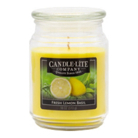 Candle-Lite 'Fresh Lemon Basil' Scented Candle - 510 g