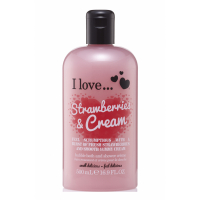 I Love 'Strawberries' Shower Cream - 500 ml