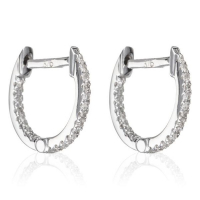 Le Diamantaire Boucles d'oreilles 'Perfect Créoles' pour Femmes