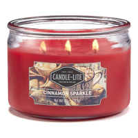 Candle-Lite Bougie 3 mèches 'Cinammon Sparkle' - 283 g