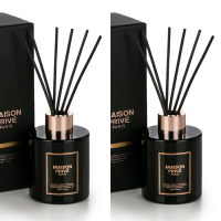 Maison Privé Luxury Aroma' Diffusor - Black Amber & Ginger Lily 120 ml, 2 Einheiten