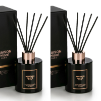 Maison Privé Diffuseur 'Luxury Aroma' - Black Amber & Ginger Lily 120 ml, 2 Unités