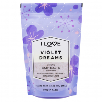 I Love 'Violet Dreams' Badesalz - 500 g