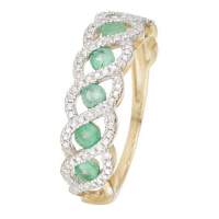 Diamond & Co Women's 'Green Tarlac' Ring