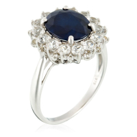 Le Diamantaire Women's 'Soleil Bleu' Ring