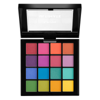 Nyx Professional Make Up 'Ultimate' Eyeshadow Palette - Brights 16 Pieces, 0.83 g