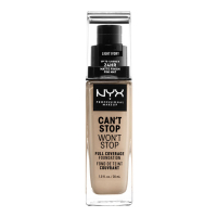 Nyx Professional Make Up Fond de teint 'Can't Stop Won't Stop Full Coverage' - Light Ivory 30 ml