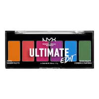 Nyx Professional Make Up 'Ultimate Edit Petite' Eyeshadow Palette - Brights 6 Pieces, 1.2 g