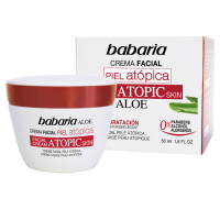 Babaria Crème visage 'Atopic Skin Aloe Vera 0%' - 50 ml