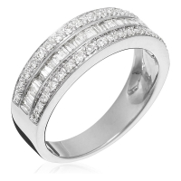 Le Diamantaire Women's 'Kiss Baguette' Ring