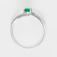 Le Diamantaire Women's 'Belle Émeraude' Ring