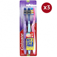 Colgate 'Zig Zag' Toothbrush - Medium 3 Pack, 3 Pieces
