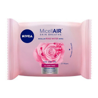 Nivea 'Micell-Air Rose Water' Make-Up Remover Wipes - 20 Pieces