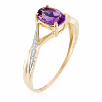 Le Diamantaire Women's 'Purple Magic' Ring