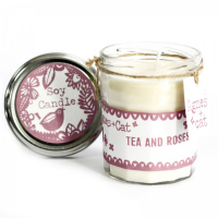 StoneGlow 'Candles Tea & Roses' Scented Candle