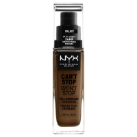 Nyx Professional Make Up Fond de teint 'Can't Stop Won't Stop Full Coverage' - Walnut 30 ml
