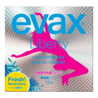 Evax 'Liberty' Pads with Flaps - Normal 12 Pieces