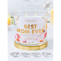 Charmed Aroma Women's 'Best Mom Ever' Candle Set - 500 g