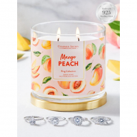 Charmed Aroma Women's 'Mango Peach' Candle Set - 500 g
