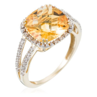 Le Diamantaire Women's 'Divine Citrine' Ring