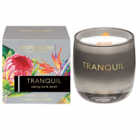 StoneGlow Bougie parfumée 'Tranquil - oolong tea & neroli' - 210 g