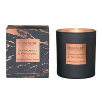 StoneGlow 'Sandalwood & Patchouli Tumbler' Scented Candle - 220 g
