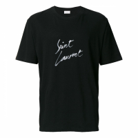 Saint Laurent Men's 'Signature' T-Shirt