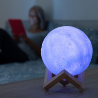 Innovagoods Rechargeable LED Moon Lamp Moondy