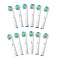Oraldiscount 'Oral-B Compatible - Total Action' Toothbrush Head Set - 12 Pieces