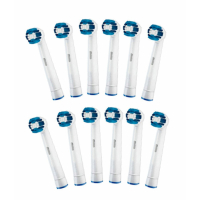 Oraldiscount 'Oral-B Compatible - Clean Action' Toothbrush Head Set - 12 Pieces
