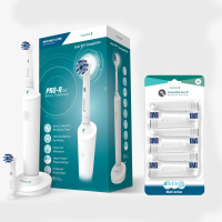 ProDental Set de brosses à dents électriques 'Multi Action Rotary R-150 White' - 7 Pièces