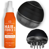Claude Bell Set de soins capillaires 'Brush + Hair Force' - 150 ml