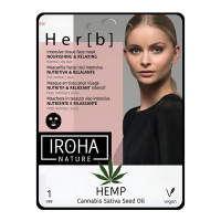Iroha 'Cannabis Nourishing & Relaxing' Gesichtsmaske aus Gewebe
