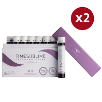 Silver Wave Complément alimentaire avec 10g de Collagène 'Time Sublime' - 25 ml, 2 Pack, 28 flacons