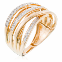 Le Diamantaire Women's 'Méli-Mélo Scintillant' Ring