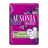 Ausonia 'Discreet Incontinence Sanitary - Normal' Pads - 12 Pieces