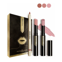 Mirenesse 'Glossy' 3 Pieces Set - French Nude