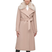 Karl Lagerfeld Paris Women's 'Belted' Wrap Coat