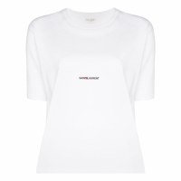 Saint Laurent T-shirt 'Logo' pour Femmes