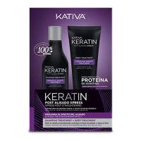 Kativa Set 'Keratin Express Post Straightening' - 2 Pièces