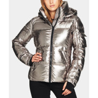 S13 Women's 'Kylie Metallic Hooded' Puffer Coat
