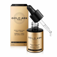 Gold 48 Sérum contour des yeux 'Éclat + Vitalité - Or Pur + Acide Hyaluronique' - 30 ml