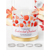 Charmed Aroma Set de bougies 'Enchanted Orchard' pour Femmes - 500 g