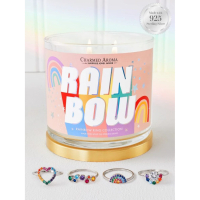 Charmed Aroma Set de bougies 'Rainbow' - Collection de bagues 500 g