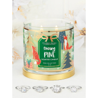 Charmed Aroma Set de bougies 'Snowy Pine' pour Femmes - 500 g