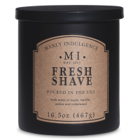 Colonial Candle Bougie parfumée 'Manly Indulgence' - Fresh Shave 467 g